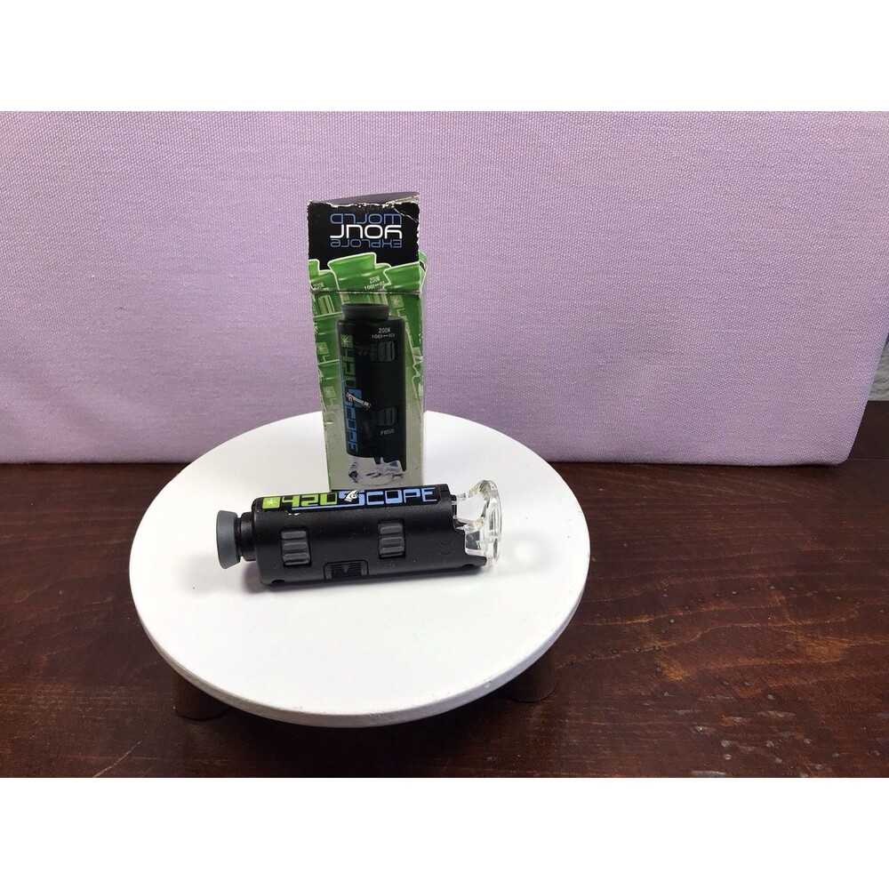 Carson Micromax 60x-100x Zoom Microscope LED Lighted Pocket Microscope